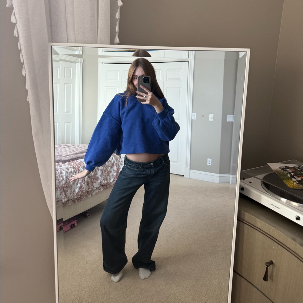 Free People fleece hoodie